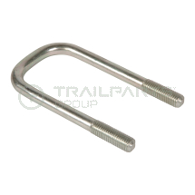 U-bolt 130mm for Ifor Williams double leaf springs