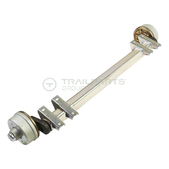 Axle for Inch125Inch pipe trailer 1300kg 200x50mm brakes