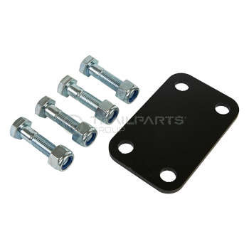 Slider conversion kit to take 4 bolt tow hitch