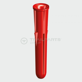 Red Plastic Premium Plug 34mm 1,000 / BAG