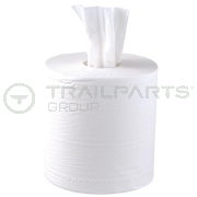 Centrefeed roll recycled white 150m 2 ply (pack of 6)