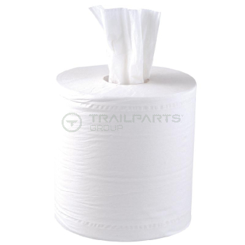Centrefeed roll recycled white 150m 2 ply (pack of 6)