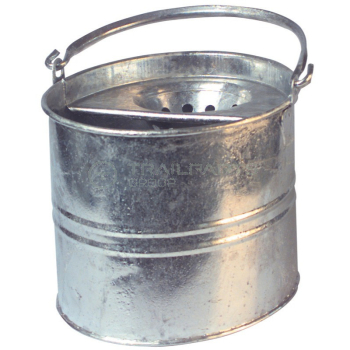 Steel mop bucket galvanised 10lt