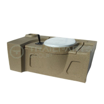 Welfare toilet flat base unit seat & flushing system-990mm W
