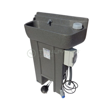 Welfare toilet warm handwash stand c/w foot pump 220V