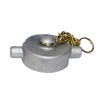 BSP 2Inch aluminium lug end cap c/w brass chain