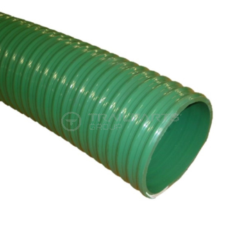 Green ribbed 4Inch/100mm medium duty suction/discharge hose