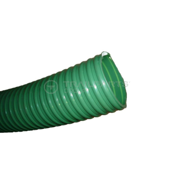Green ribbed 3Inch/75mm medium duty suction/discharge hose
