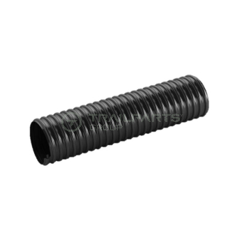 Suction/discharge hose black rubber flexible PVC 12mm
