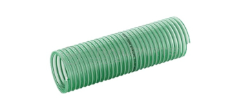 Green ribbed 1Inch/25mm light duty superflexi suction hose