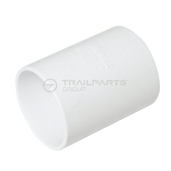 32mm solvent weld straight connector white (x10)