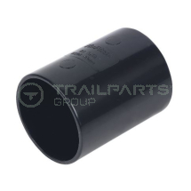 32mm solvent weld straight connector black (x10)