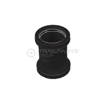 40mm push fit straight connector black (x10)