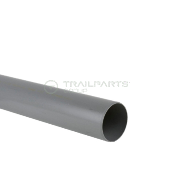 Drainage pipe plain end 110mm 3m grey