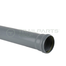 Drainage pipe single socket 110mm 3m grey