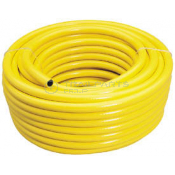 Yellow reinforced garden hose heavy duty 1/2Inch x 30m roll