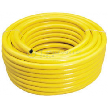 Yellow reinforced garden hose heavy duty 1/2Inch x 50m roll