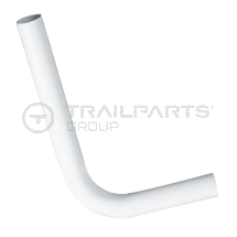 White low level flush pipe 14inch x 9inch