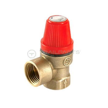 Pressure release valve brass adjustable 1 to 3 bar F/F 1/2Inch