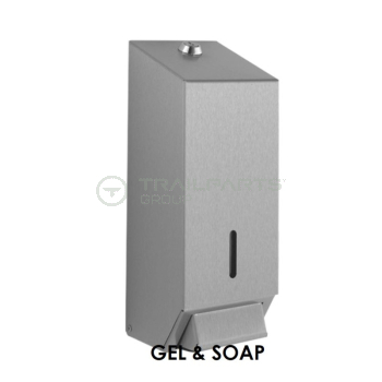 Stainless steel lockable dispenser - Suits Gel & Soap