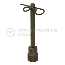 Dixon-Bate locking pin and R-clip for TP28 pintle