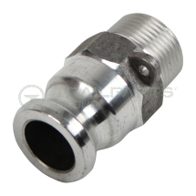 Cam arm hose coupler male to male thread 1inch BSP