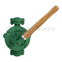 K2 semi rotary pump c/w handle and 1inch female flanges (green)