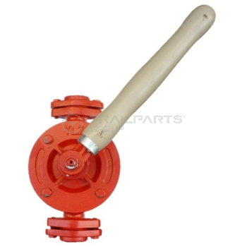 KL2 red semi rotary pump c/w handle and 1Inch female flanges