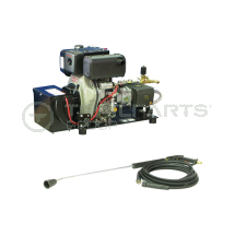 Diesel engine washr for Speedy bowser mount 10m hose 15l/m