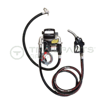 Fuel transfer pump kit 12V c/w FM hose and nozzle 45l/m