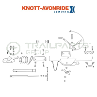 Knott-Avonride T-Pole Chassis Coupling Spares